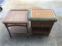 Two wicker pieces