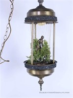 Kitchy Chandelier with Faux Garden