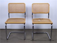 Pair of Cantilever Chairs - Marcel Breuer Inspired