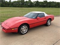 1990 Corvette Convertible - Online Auction!
