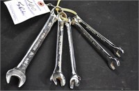 5PC WRENCHES 11/16, 9/16, 1/2, 7/16, 3/8