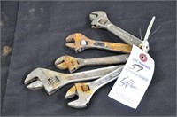 5PC CRESENT WRENCHES