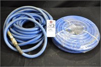 2PC BLUE AIR HOSE ONE NEW ONE USED