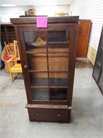 Side Cabinet with Glass Doors