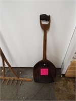 Wooden Shovel and Wooden Rake