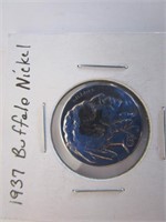 Coin - 1937 Buffalo Nickel