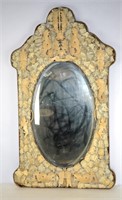18/19th Cen. Carved Bone Mirror Frame