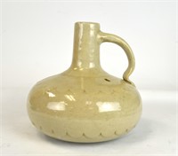 Chinese Celadon Glazed Pitcher with Handle