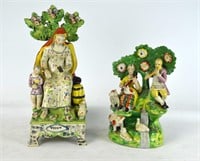 18th Cen.  Staffordshire Group Figural Group