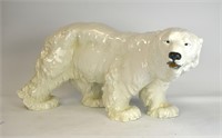 Large Rare Meissen White Bear Figure
