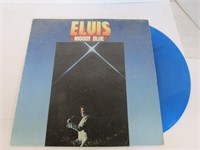 Elvis Record Moody Blue - Record is Blue