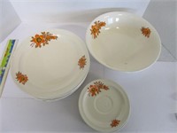 Retro dishes - LOCAL PICKUP ONLY - Some plates