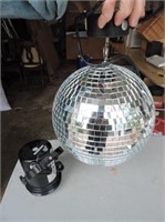 Disco ball with light