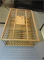 Antique wood chicken crate