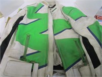 Size 42 Leather Racing Coat