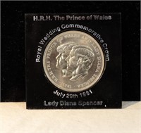 Royal Wedding Commemorative Coin Medal Diana