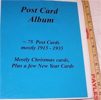 POST CARD ALBUM 1915 - 35. CHRISTMAS AND NEW YEARS