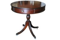 Antique Mahogany Drum Table