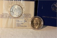 $10 Liberia Regan Coin & 1983 Kennedy Medal
