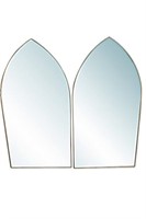 2 Mid Century Mirrors