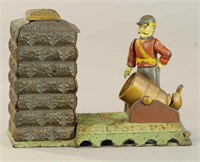 ARTILLERY BANK MECHANICAL BANK - CONFEDERATE