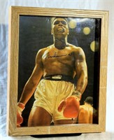 Muhammad Ali autographed Picture - framed