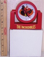NEW IN BOX "THE INCREDIBLES" CLOCK