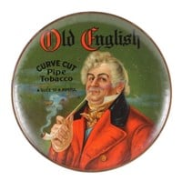 Original Old English Pipe Tobacco Advertising Sign