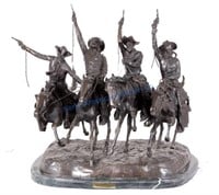 Frederic Remington Bronze "Coming Through the Rye"