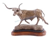 Greg Kelsey Original Bronze Steer Sculpture