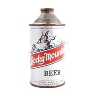 Rocky Mountain Beer Cone Top Can Anaconda