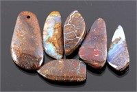 138ct. Australian Boulder Opal Cabochon Collection