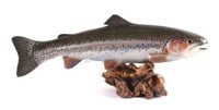 Big Sky Carvers Wooden Carved Rainbow Trout