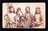 1870's Ute Indian Carte de Visite Salt Lake City