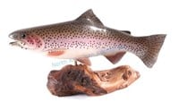 Bob Berry Carved Wooden Rainbow Trout