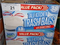 13 Gallon Tall Kitchen Trash Bags