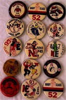 LOT OF VERY NEAT 1940'S - 50'S CLASS REUNION PINS