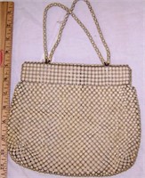 WHITING AND DAVIS BEADED PURSE