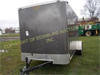 2016 CONTINENTAL CARGO 12' S/A ENCLOSED TRAILER