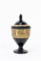 MOSER COVERED GLASS GOBLET