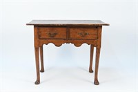 19TH C. TWO DRAWER WORK TABLE