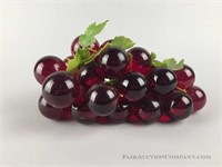 Large Red Lucite Grapes