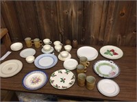 LOT PLATES AND SAUCERS