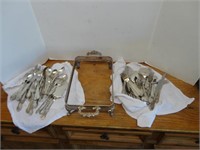 A3- SILVER PLATED EATING UTENSILS