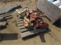 Pallet of 3 Wick Floatation Cultivator Parts