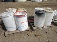 8-50 Gallon Poly Barrels