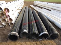 12" ID 15" OD Black Corrugated Pipe