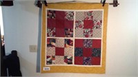 38" x 42" quilt made by Phyllis