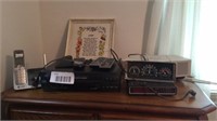 Bose wave radio VCR AT&T telephone alarm clock
