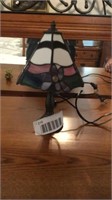 Leaded glass lamp